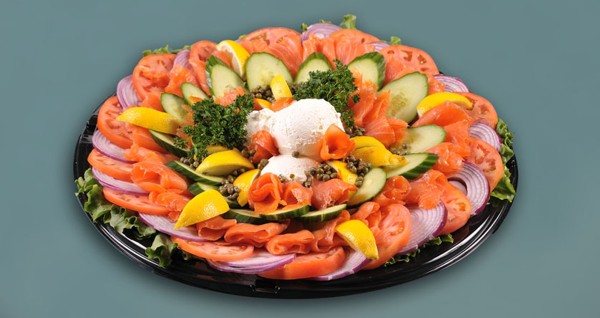 One of the many platters available at the Bagelshop.